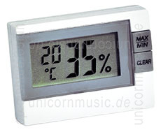Large view Electronical hygrometer/thermometer to monitor air humidity
