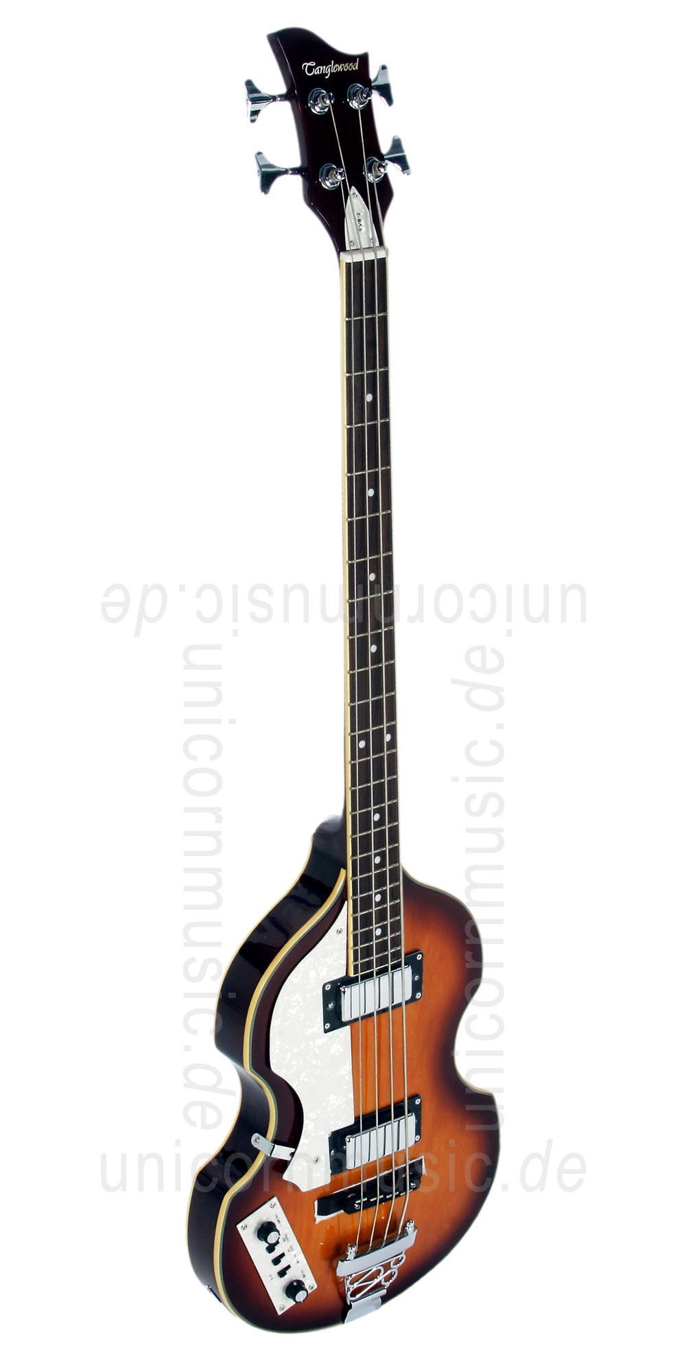 to article description / price Electric Bass  TANGLEWOOD RVB-2-VS-LH -  (BEATLE VIOLIN BASS) - including hardcase - sunburst - left-hand