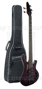 Large view Electric Bass  TANGLEWOOD REBEL 4 BK - see thru black