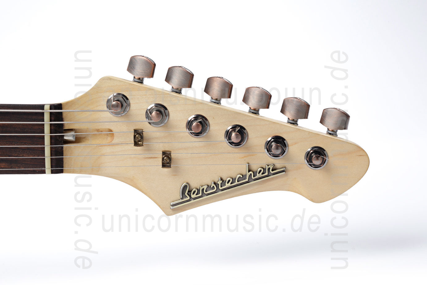 to article description / price Electric Guitar BERSTECHER Deluxe Vintage - Old Whisky / Floral Amber + hard case - made in Germany