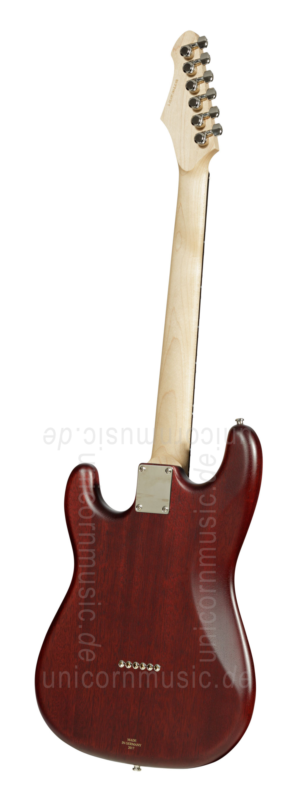 to article description / price Electric Guitar BERSTECHER Deluxe 2018 - Black Cherry / Black Sparkle + hard case - made in Germany