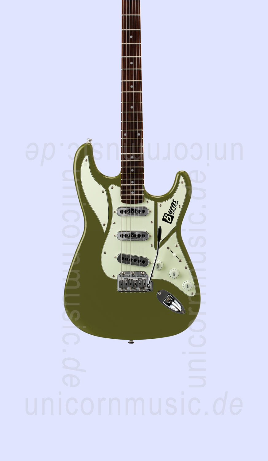 to article description / price Electric Guitar BURNS COBRA - guards red or other colours