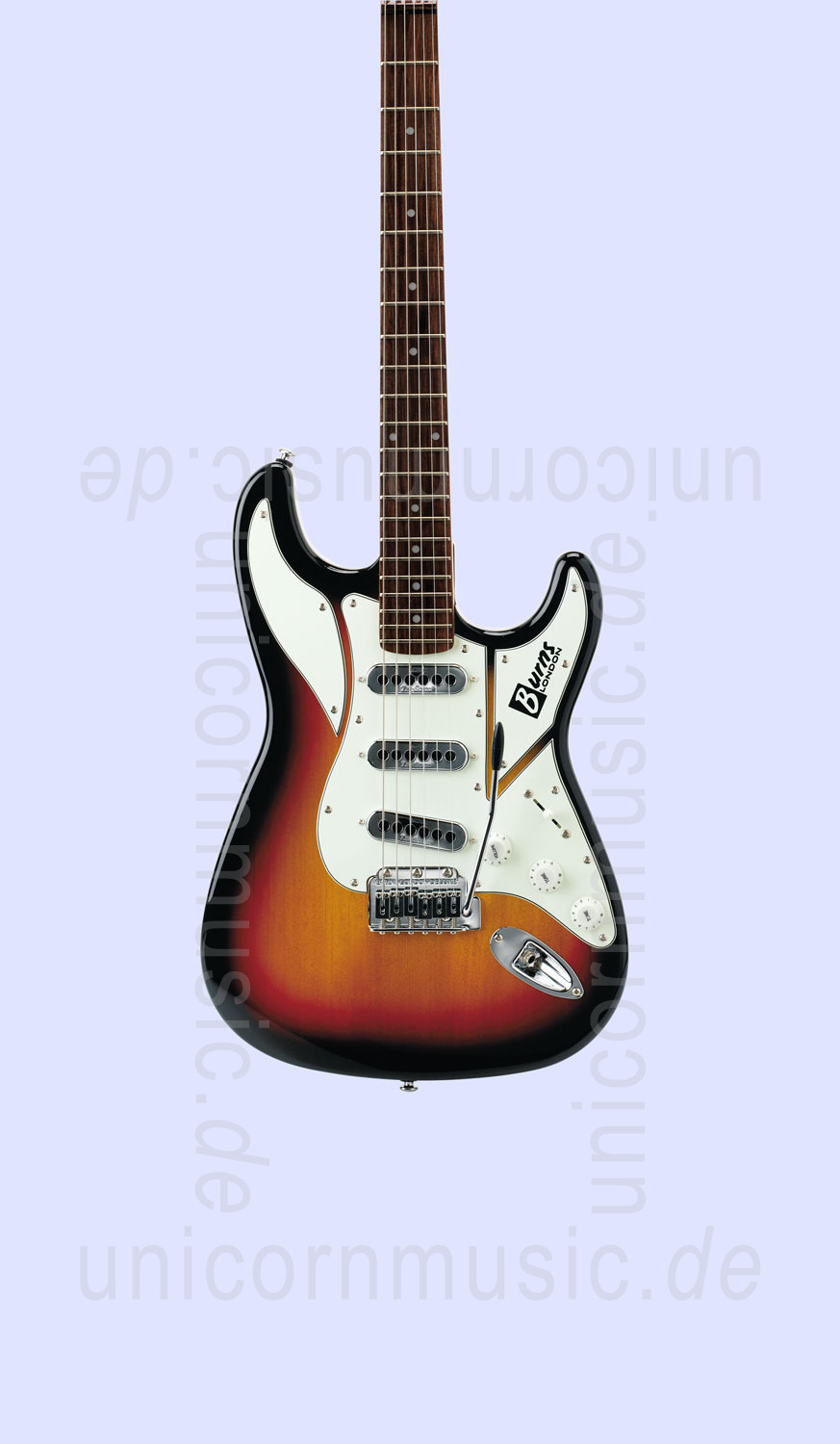 to article description / price Electric Guitar BURNS COBRA - guards red or other colours