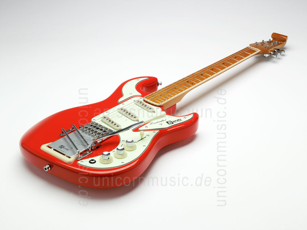 to article description / price Electric Guitar BURNS HANK MARVIN SIGNATURE 1964 Red + original Hard Case