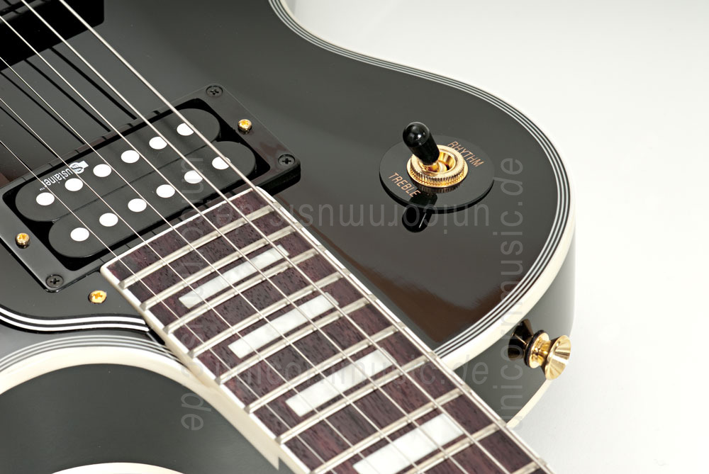 to article description / price Electric Guitar BURNY RLC 95S BLK Black + Sustainer