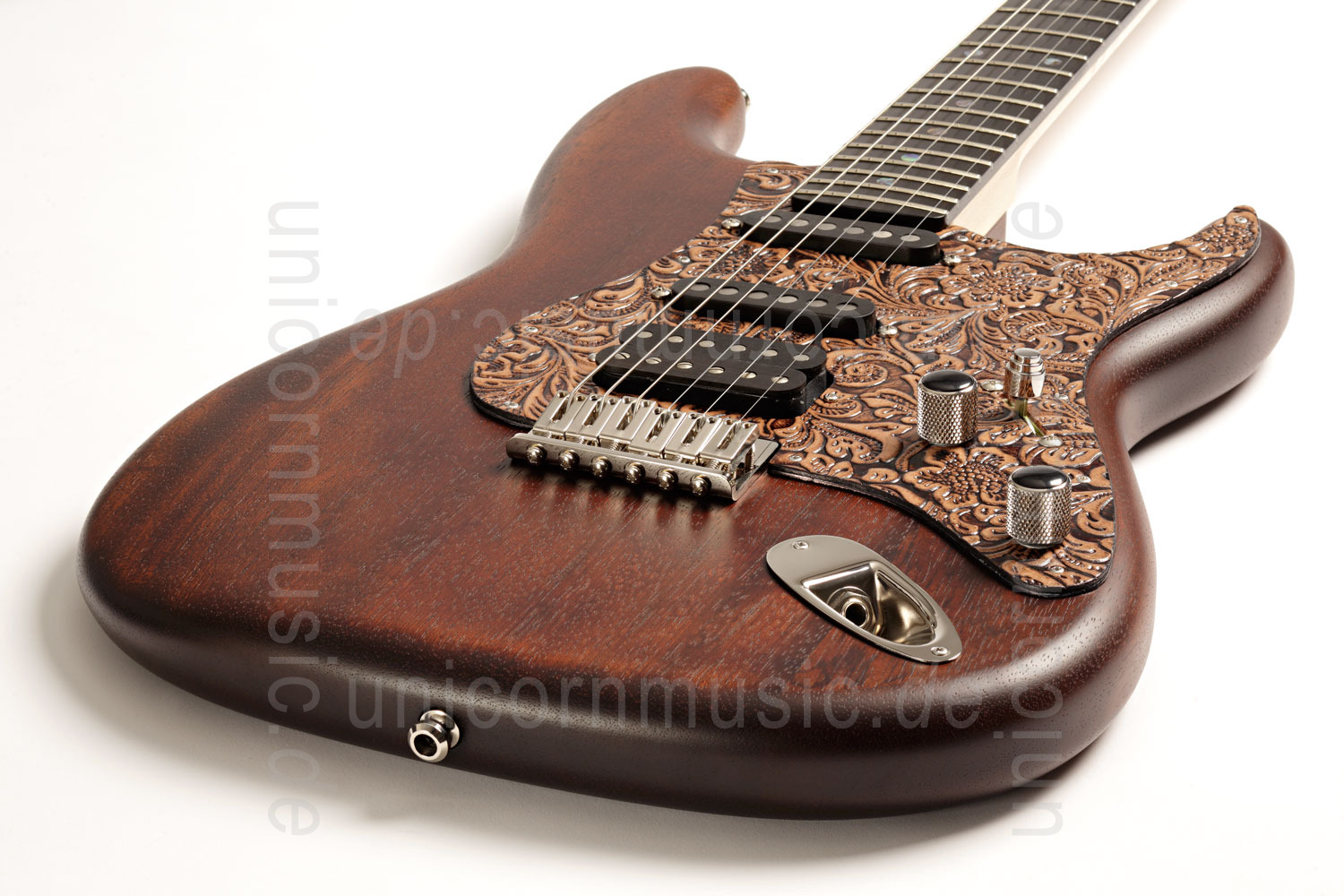 to article description / price Electric Guitar BERSTECHER Vintage 2018 - Old Whisky / Floral Nature + hard case - made in Germany
