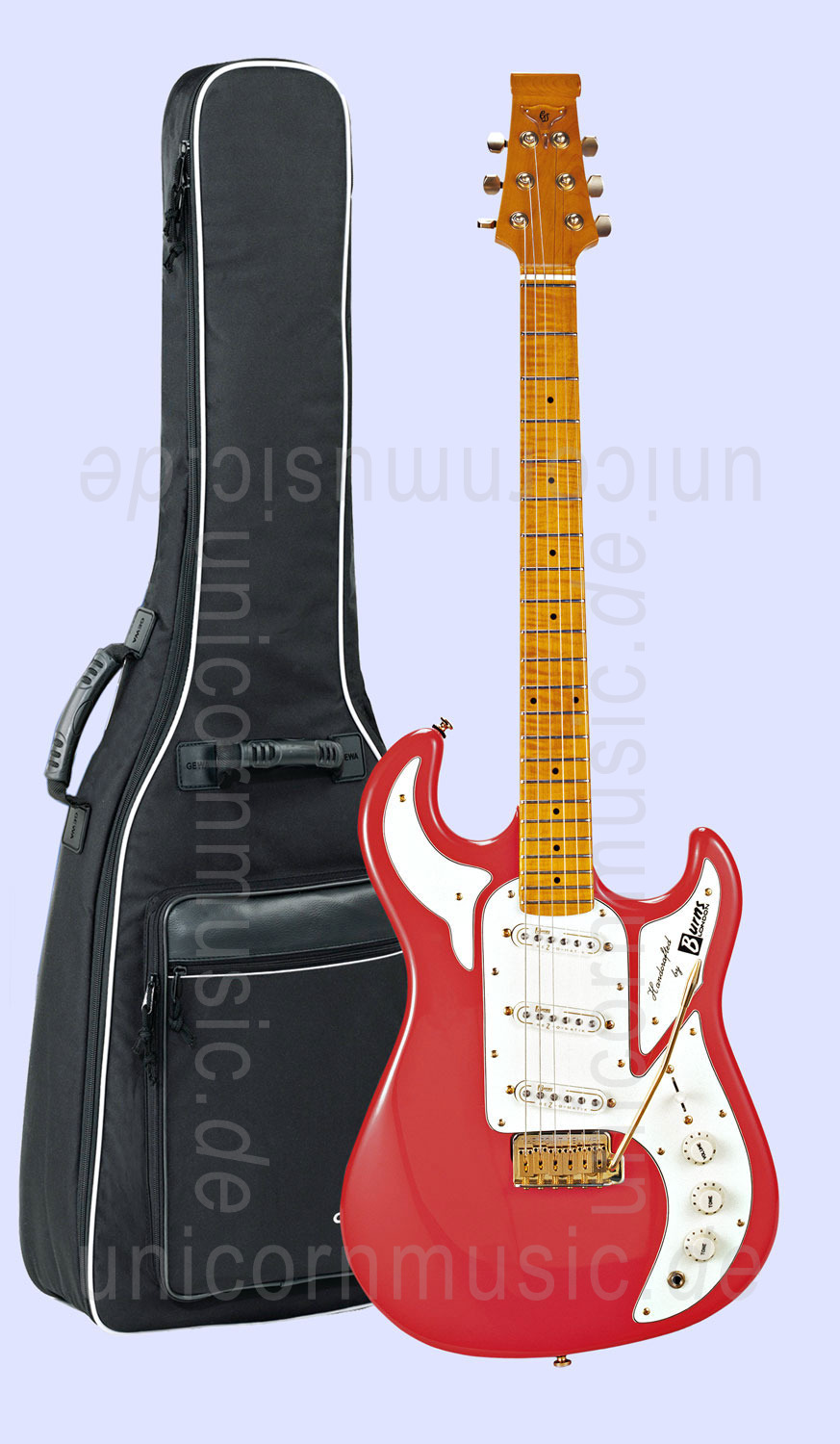 to article description / price Electric Guitar BURNS MARQUEE - guards red