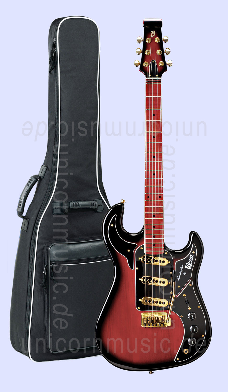 to article description / price Electric Guitar BURNS SHADOW  - red burst