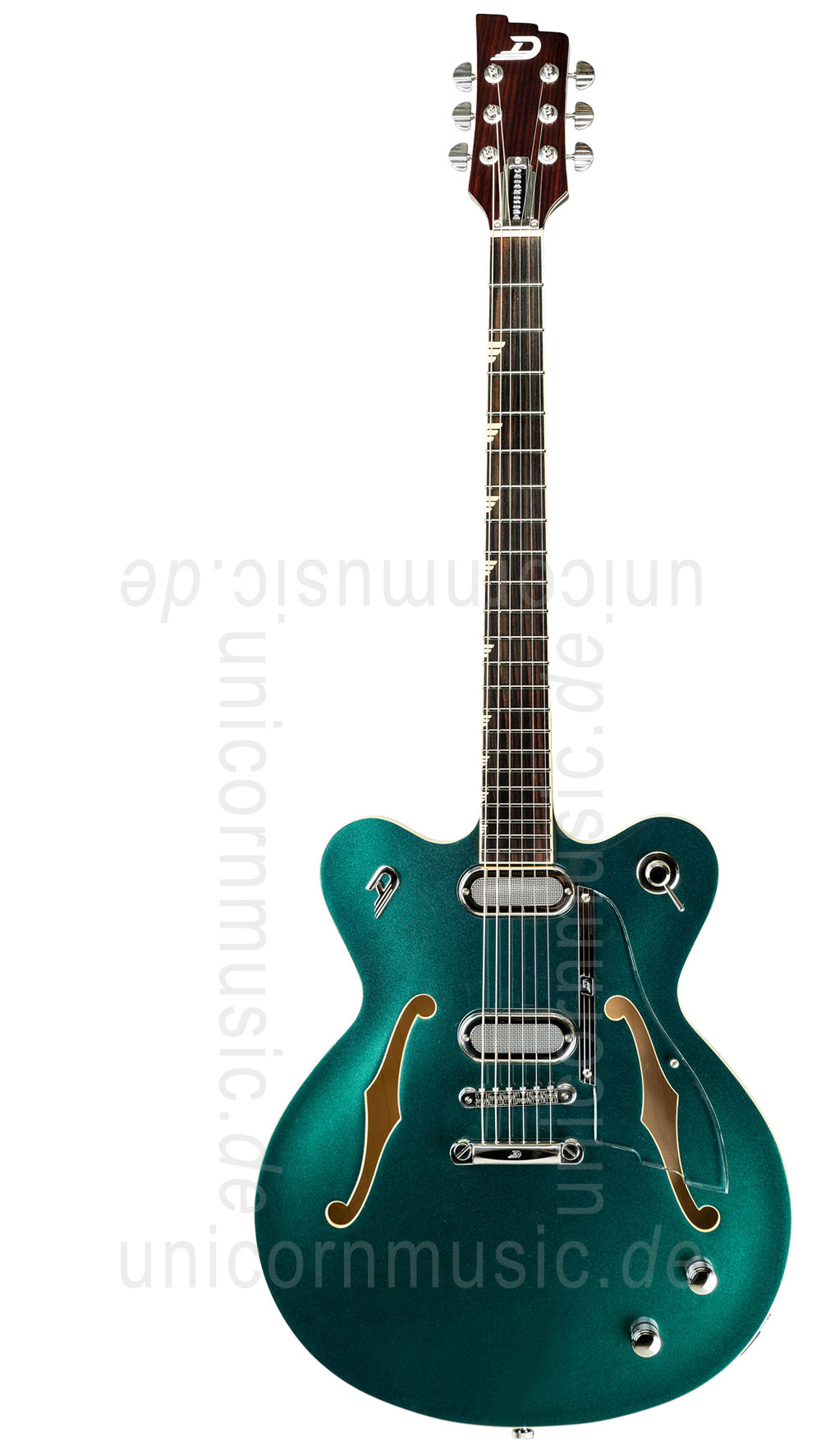 to article description / price Electric Guitar DUESENBERG GRAN MAJESTO - Catalina Green + Custom Line Case