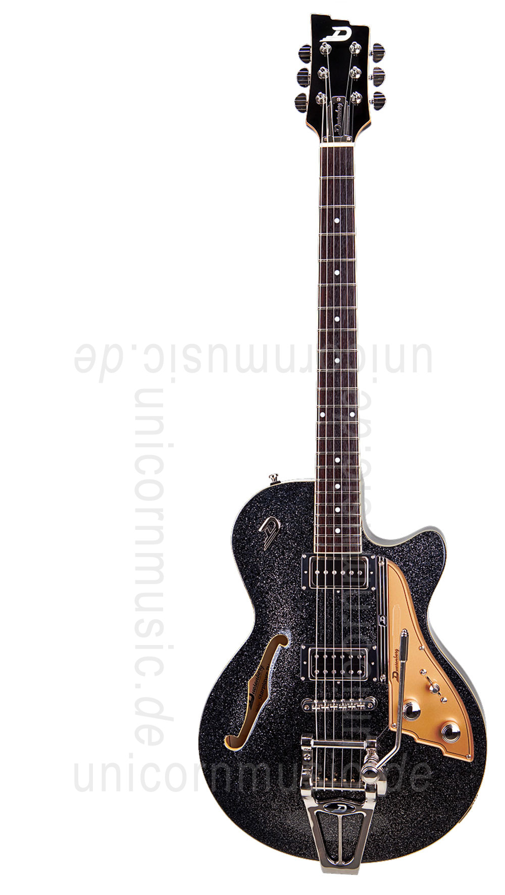 to article description / price Electric Guitar DUESENBERG STARPLAYER TV - Black Sparkle + Custom Line Case