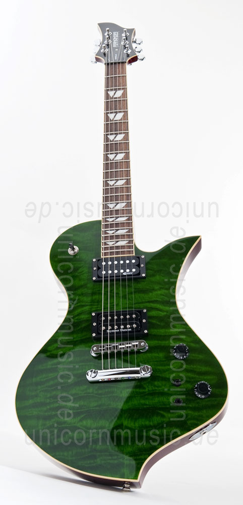 to article description / price Electric Guitar FERNANDES RAVELLE ELITE - See Thru Green - Sustainer + Case