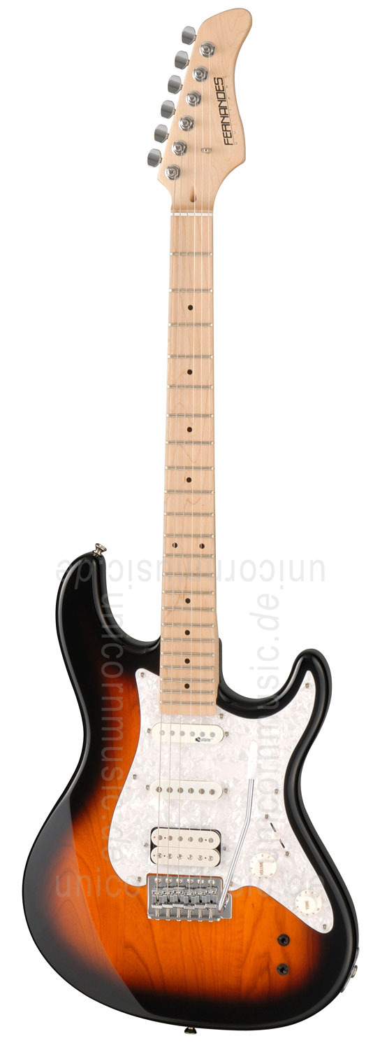to article description / price Electric Guitar FERNANDES RETROROCKET PRO - Tobacco Sunburst - Sustainer
