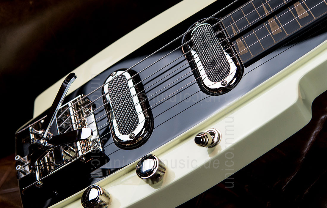 to article description / price Electric Guitar DUESENBERG ALAMO LAPSTEEL - Ivory + Custom Line Case