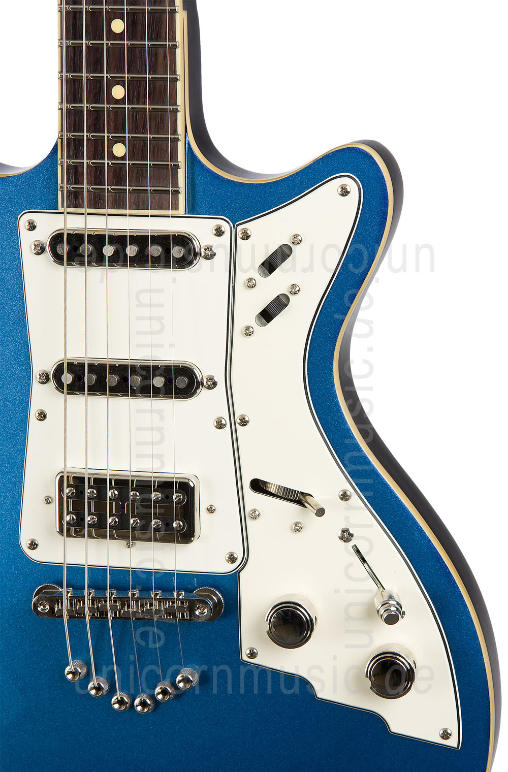 to article description / price Electric Guitar DUESENBERG D-CASTER Toaster - Lake Placid Blue 