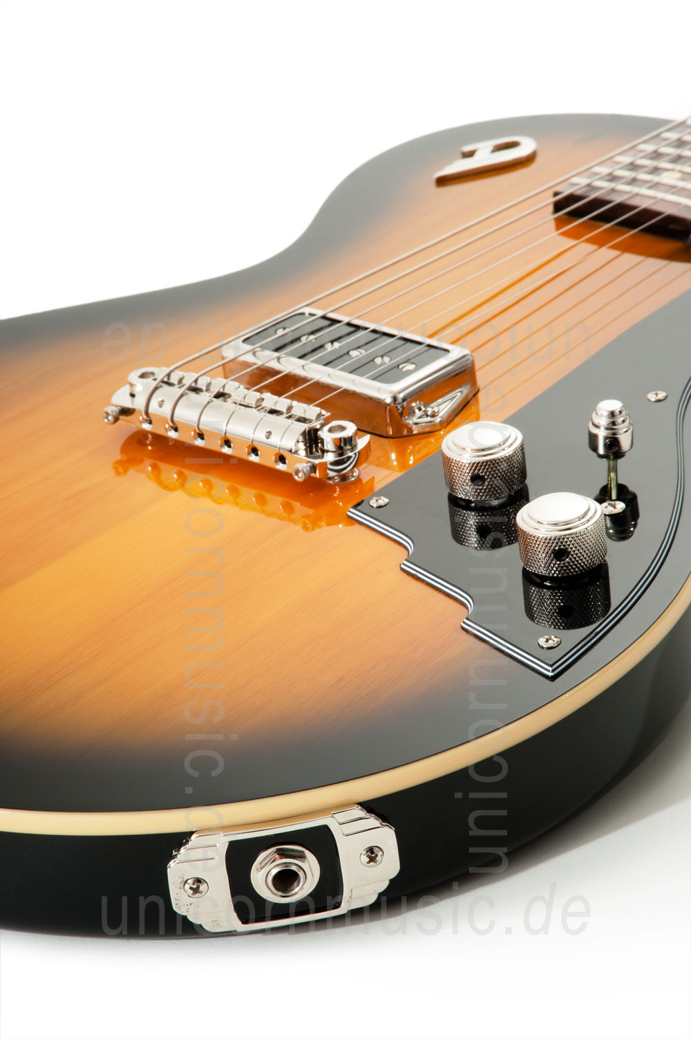 to article description / price Electric Guitar DUESENBERG DRAGSTER - 2Tone Sunburst - Single Cutaway + Custom Line Case
