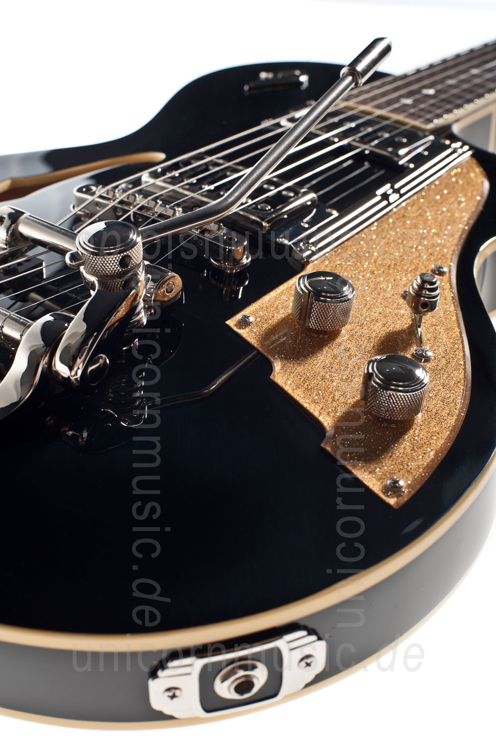 to article description / price Electric Guitar DUESENBERG STARPLAYER TV - BLACK - left hand + Custom Line Case