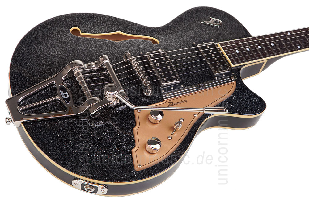 to article description / price Electric Guitar DUESENBERG STARPLAYER TV - Black Sparkle + Custom Line Case