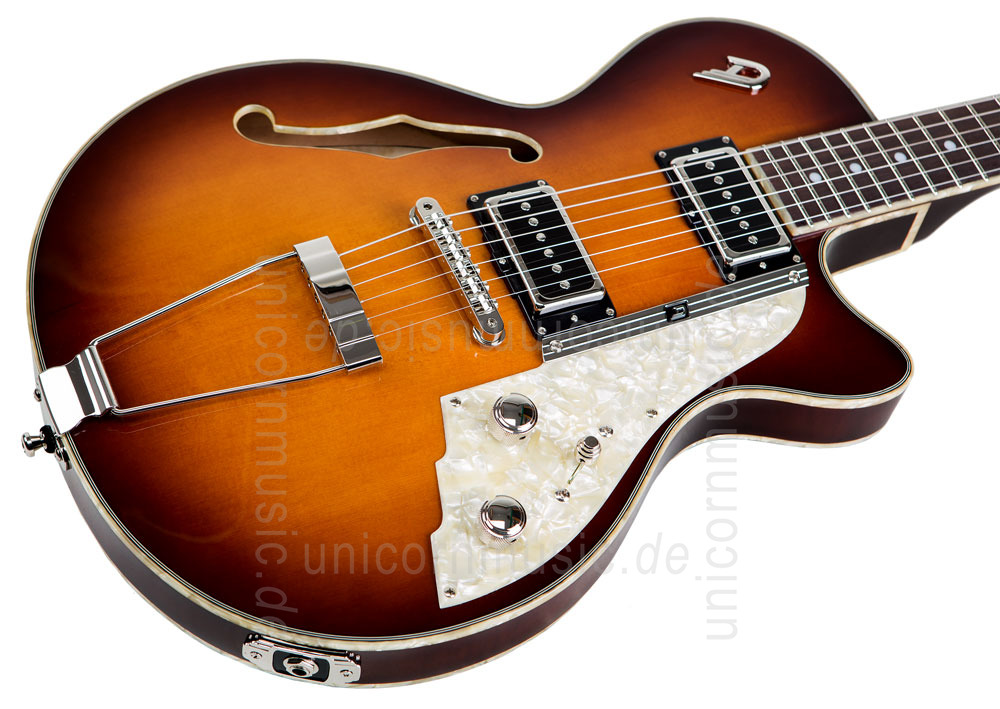 to article description / price Electric Guitar DUESENBERG STARPLAYER TV HOLLOW - Vintage Burst + Custom Line Case