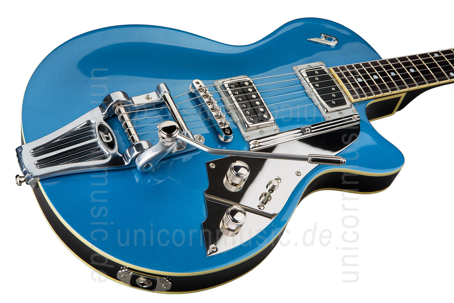 to article description / price Electric Guitar DUESENBERG STARPLAYER TV NF (No F-Hole) STREAMLINE - Catalina Blue + Custom Line Case