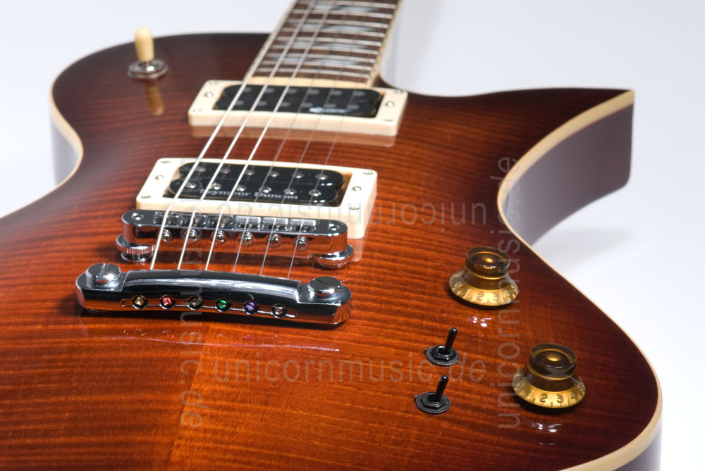 to article description / price Electric Guitar FERNANDES RAVELLE ELITE - Dark Amber - Sustainer + Case