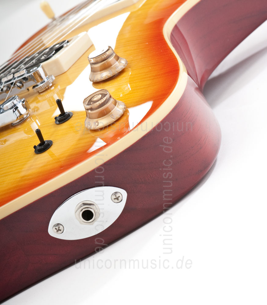 to article description / price Electric Guitar FERNANDES RAVELLE ELITE - Honeyburst - Sustainer + Case