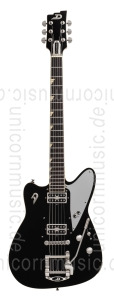 Large view Electric Guitar DUESENBERG The Falken - Black (incl. Radiator Tremola) + Premium Line Case