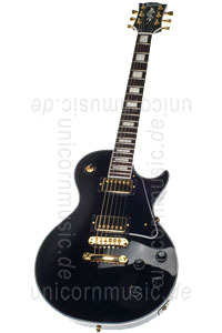 Large view Electric Guitar BURNY RLC 60 BLK BLACK