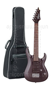 Large view Children's Electric Guitar 3/4 CORT X1 - black satin gloss + original gigbag