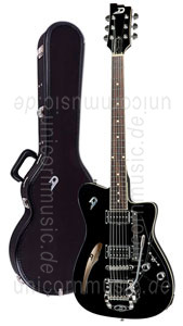 Large view Electric Guitar DUESENBERG CARIBOU - Black - Tremolo + custom line case