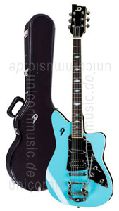 Large view Electric Guitar DUESENBERG PALOMA - Narvik Blue + custom line case