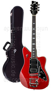 Large view Electric Guitar DUESENBERG PALOMA - Red Sparkle + custom line case
