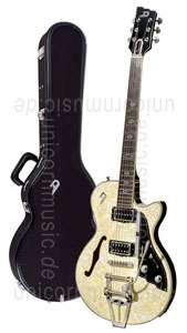 Large view Electric Guitar DUESENBERG STARPLAYER TV - Creamy Pearloid LTD + Custom Line Case