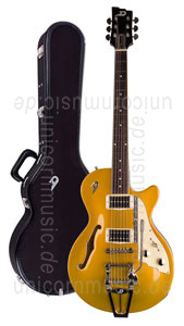 Large view Electric Guitar DUESENBERG STARPLAYER TV - Gold Top + Custom Line Case