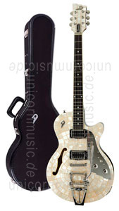 Large view Electric Guitar DUESENBERG STARPLAYER TV - Ice Pearl LTD (Mother of Pearl) + Custom Line Case