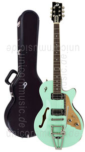Large view Electric Guitar DUESENBERG STARPLAYER TV - SURF GREEN + Custom Line Case