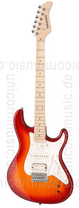 Large view Electric Guitar FERNANDES RETROROCKET PRO - Cherry Sunburst - Sustainer
