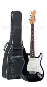 Large view Children's Electric Guitar STAGG S300 3/4 BK - also as a travel guitar for adults