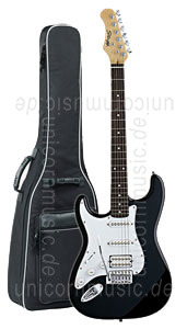 Large view Electric Guitar STAGG S402-LH-BK - left hand