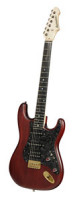 Electric Guitar BERSTECHER Vintage 2018 - Black Cherry / Floral Black + hard case - made in Germany