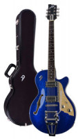 Electric Guitar DUESENBERG STARPLAYER TV - Blue Sparkle + Custom Line Case