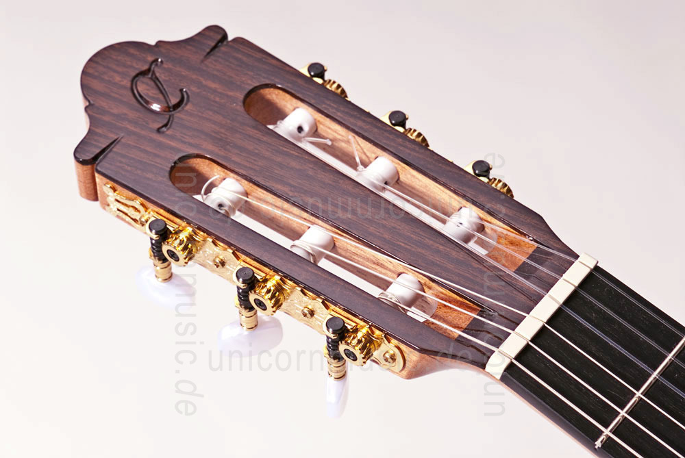 to article description / price Spanish Flamenco Guitar CAMPS M5-S (blanca) - solid spruce top