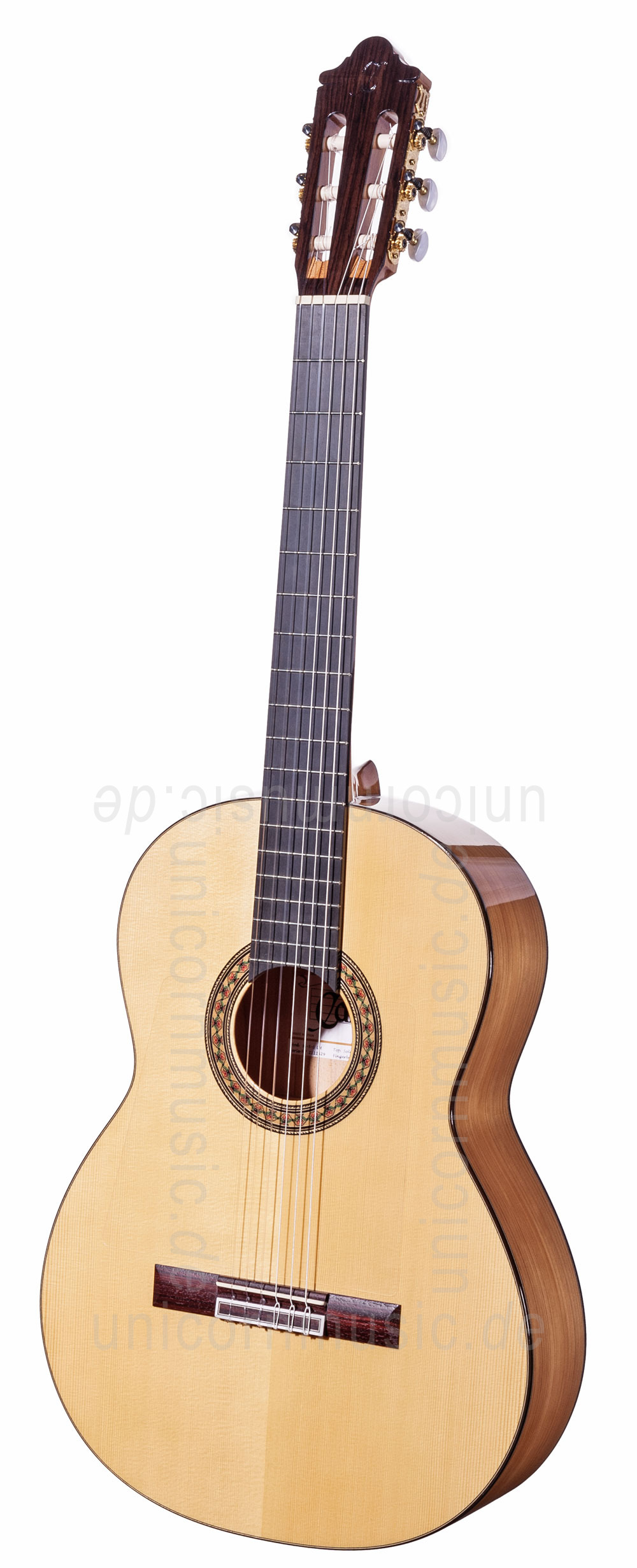 to article description / price Spanish Flamenco Guitar CAMPS M5-S-LH (blanca) - left hand - solid spruce top - Sandalwood