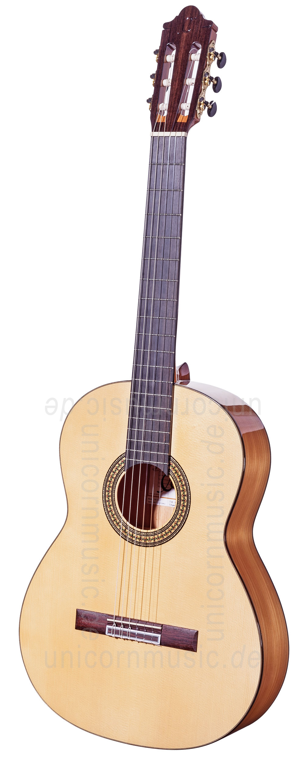 to article description / price Spanish Flamenco Guitar CAMPS M5-S (blanca) - solid spruce top