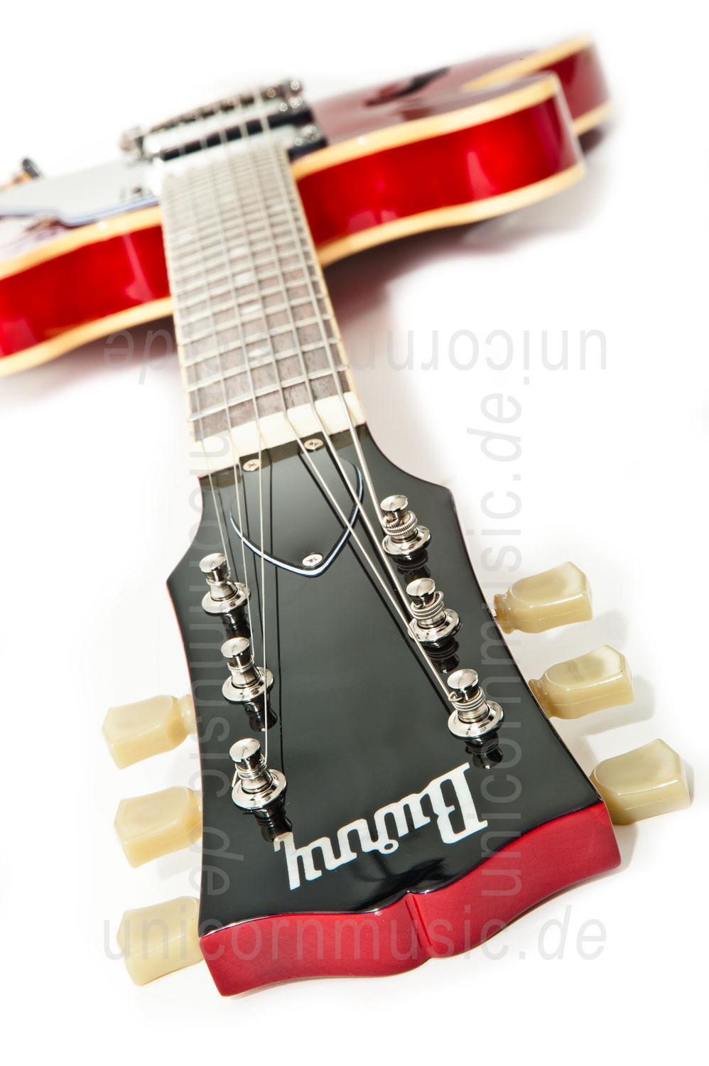 to article description / price Semi-Resonance Archtop Jazz Guitar BURNY RSA-75-CR Cherry Red + hardcase