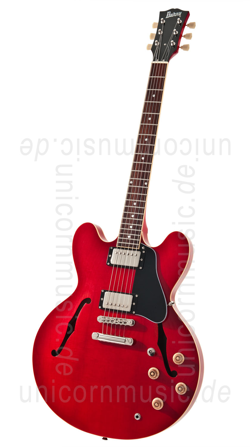 to article description / price Semi-Resonance Archtop Jazz Guitar BURNY RSA-75-CR Cherry Red + hardcase