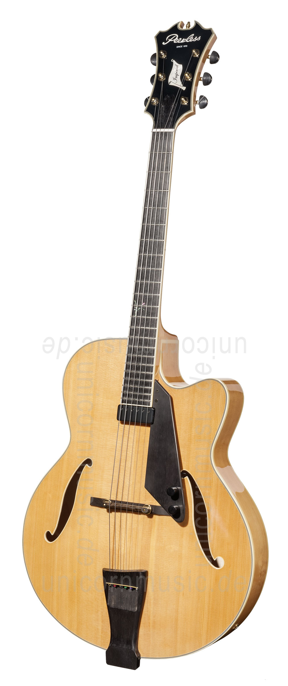 to article description / price Full-Resonance Archtop Jazz Guitar - PEERLESS IMPERIAL + hardcase - all solid