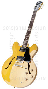 Large view Semi-Resonance Archtop Jazz Guitar BURNY RSA-65-VN vintage nature + hardcase