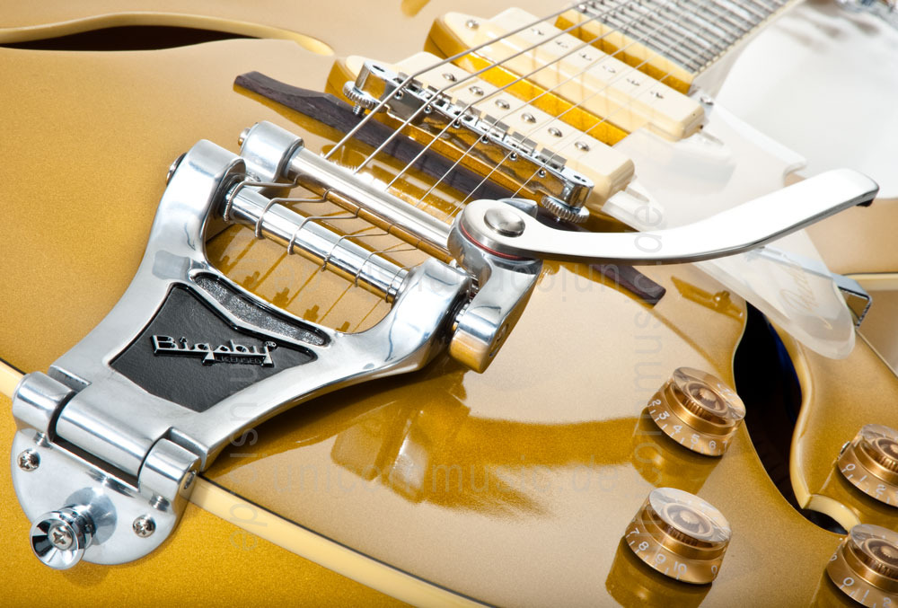 to article description / price Full-Resonance Archtop Jazz Guitar - PEERLESS PEERLESS GIGMASTER SC GOLD + hardcase 