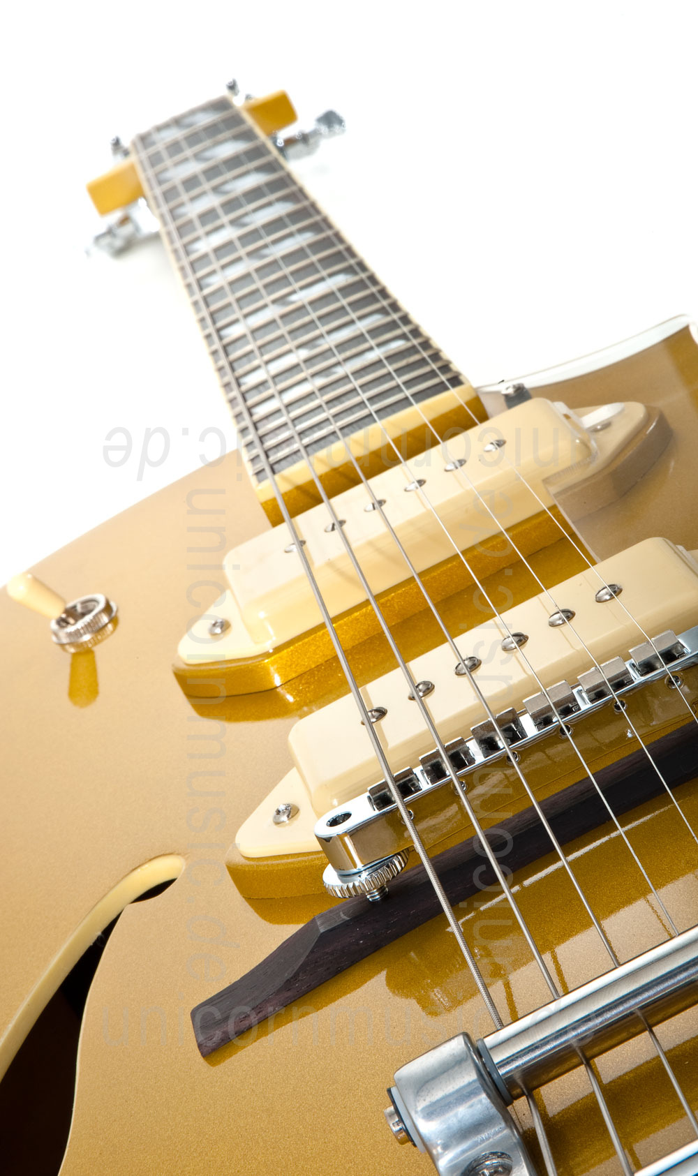 to article description / price Full-Resonance Archtop Jazz Guitar - PEERLESS PEERLESS GIGMASTER SC GOLD + hardcase 