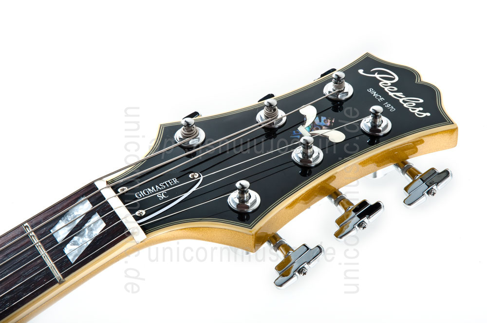 to article description / price Full-Resonance Archtop Jazz Guitar - PEERLESS PEERLESS GIGMASTER SC GOLD + hardcase 